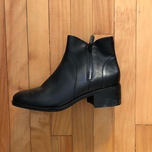 Cole Haan Black Leather Waterproof Bootie